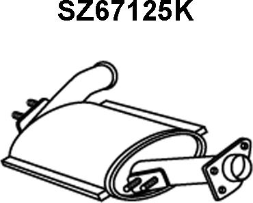 Veneporte SZ67125K - Катализатор autosila-amz.com