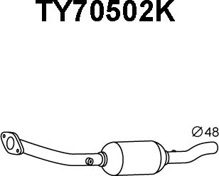 Veneporte TY70502K - Катализатор autosila-amz.com