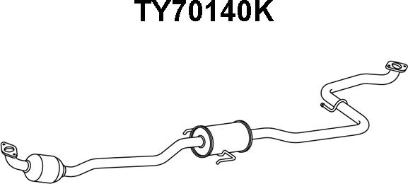 Veneporte TY70140K - Катализатор autosila-amz.com