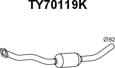 Veneporte TY70119K - Катализатор autosila-amz.com