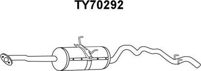 Veneporte TY70292 - Глушитель выхлопных газов, конечный autosila-amz.com
