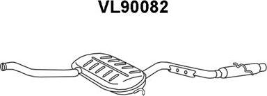 Veneporte VL90082 - Глушитель выхлопных газов, конечный autosila-amz.com