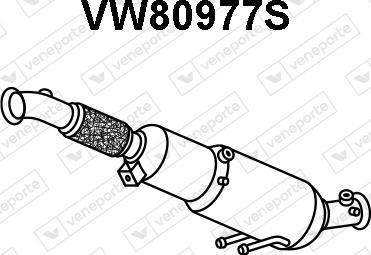 Veneporte VW80977S - Сажевый / частичный фильтр, система выхлопа ОГ autosila-amz.com