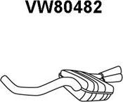 Veneporte VW80482 - Глушитель выхлопных газов, конечный autosila-amz.com