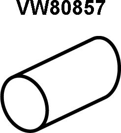 Veneporte VW80857 - Труба выхлопного газа autosila-amz.com