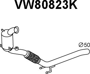 Veneporte VW80823K - Катализатор autosila-amz.com