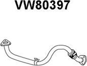 Veneporte VW80397 - Труба выхлопного газа autosila-amz.com