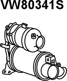 Veneporte VW80341S - Сажевый / частичный фильтр, система выхлопа ОГ autosila-amz.com
