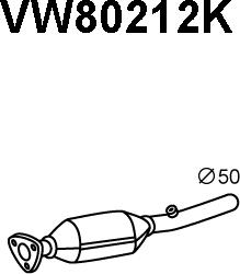 Veneporte VW80212K - Катализатор autosila-amz.com