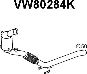 Veneporte VW80284K - Катализатор autosila-amz.com