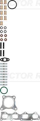 Victor Reinz 04-10345-01 - Установочный комплект, турбокомпрессор autosila-amz.com