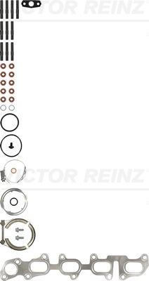 Victor Reinz 04-10297-01 - Установочный комплект, турбокомпрессор autosila-amz.com