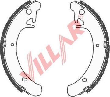 Villar 629.0635 - Комплект тормозных колодок, барабанные autosila-amz.com