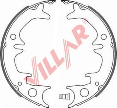 Villar 629.0833 - Комплект тормозов, ручник, парковка autosila-amz.com