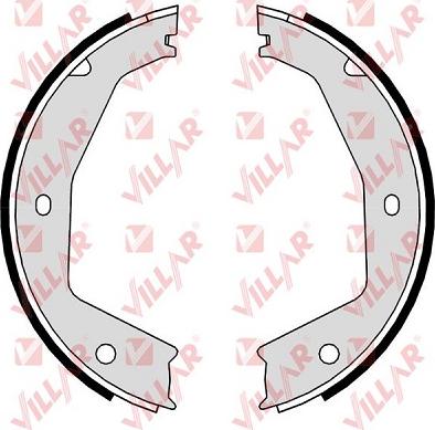 Villar 629.0241 - Комплект тормозов, ручник, парковка autosila-amz.com