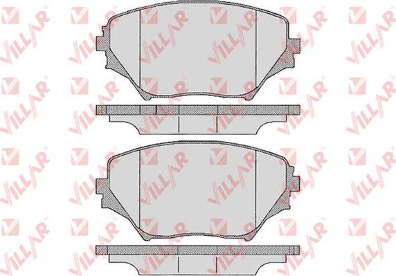 Villar 626.0958 - Тормозные колодки, дисковые, комплект autosila-amz.com