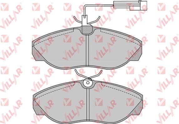 Villar 626.0965 - Тормозные колодки, дисковые, комплект autosila-amz.com