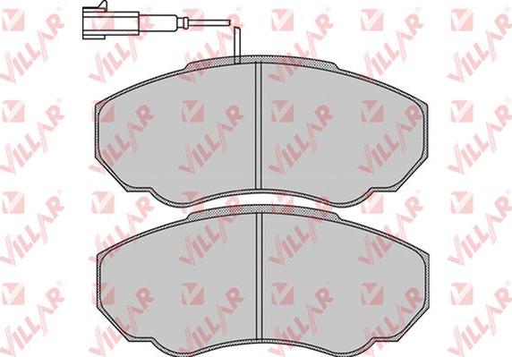 Villar 626.0966 - Тормозные колодки, дисковые, комплект autosila-amz.com