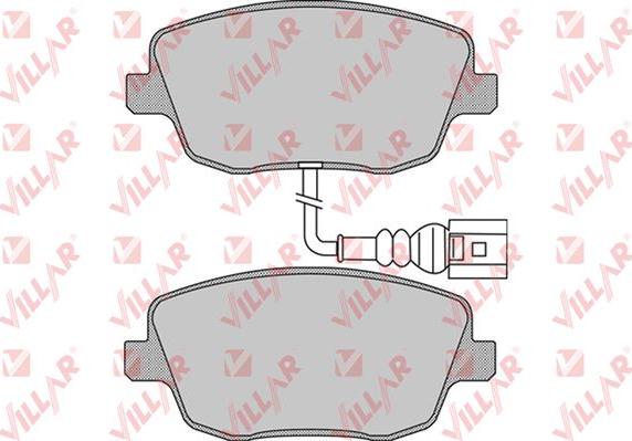 Villar 626.0973 - Тормозные колодки, дисковые, комплект autosila-amz.com