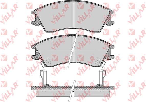 Villar 626.0543 - Тормозные колодки, дисковые, комплект autosila-amz.com