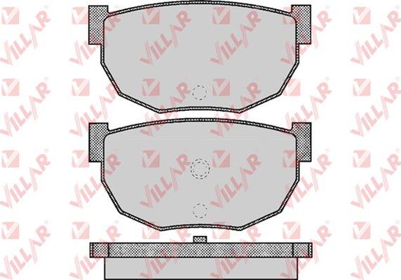 Villar 626.0503 - Тормозные колодки, дисковые, комплект autosila-amz.com