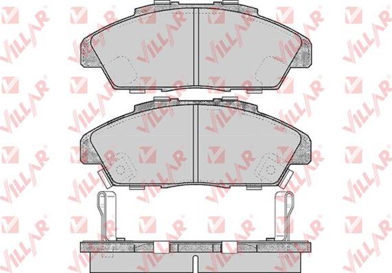 Villar 626.0571 - Тормозные колодки, дисковые, комплект autosila-amz.com