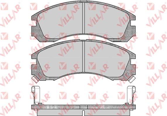 Villar 626.0578 - Тормозные колодки, дисковые, комплект autosila-amz.com