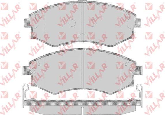 Villar 626.0640 - Тормозные колодки, дисковые, комплект autosila-amz.com