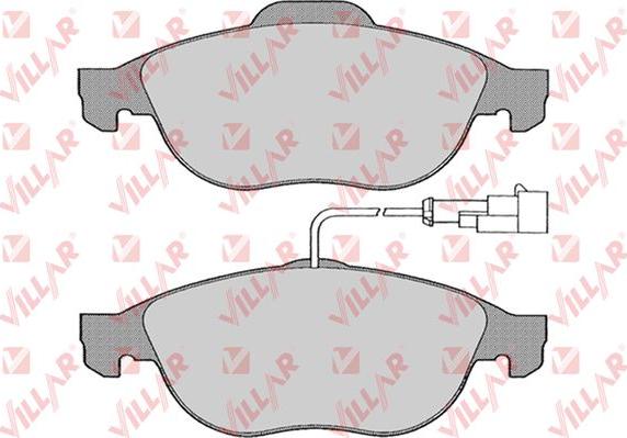 Villar 626.0664 - Тормозные колодки, дисковые, комплект autosila-amz.com