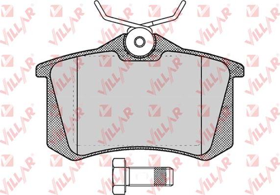 Villar 626.0634 - Тормозные колодки, дисковые, комплект autosila-amz.com