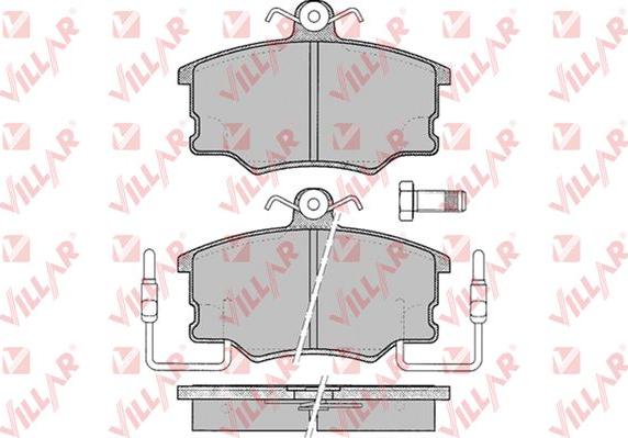 Villar 626.0098 - Тормозные колодки, дисковые, комплект autosila-amz.com