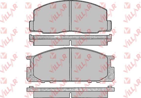 Villar 626.0063 - Тормозные колодки, дисковые, комплект autosila-amz.com