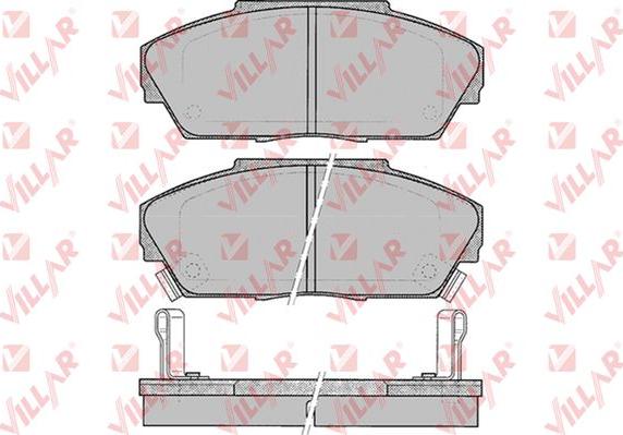 Villar 626.0080 - Тормозные колодки, дисковые, комплект autosila-amz.com