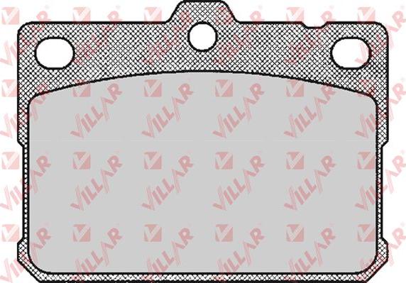 Villar 626.0169 - Тормозные колодки, дисковые, комплект autosila-amz.com