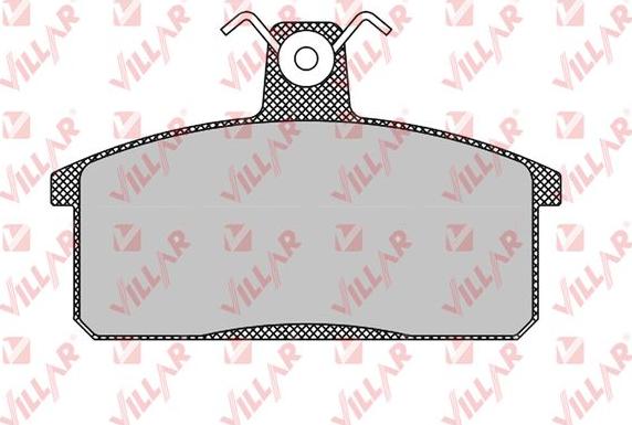 Villar 626.1498 - Тормозные колодки, дисковые, комплект autosila-amz.com