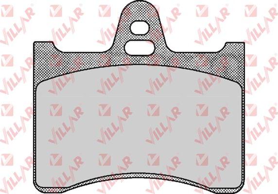 Villar 626.0391 - Тормозные колодки, дисковые, комплект autosila-amz.com
