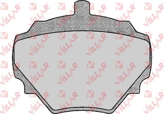 Villar 626.0392 - Тормозные колодки, дисковые, комплект autosila-amz.com