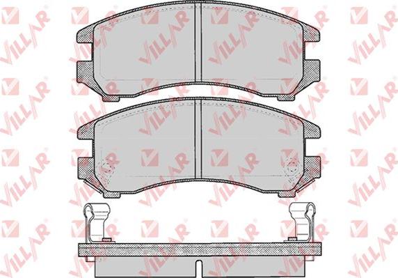 Villar 626.0363 - Тормозные колодки, дисковые, комплект autosila-amz.com