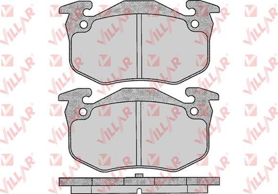 Villar 626.0307 - Тормозные колодки, дисковые, комплект autosila-amz.com