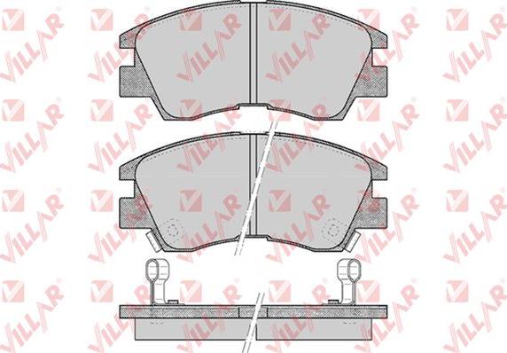 Villar 626.0315 - Тормозные колодки, дисковые, комплект autosila-amz.com