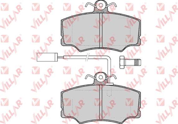 Villar 626.0316 - Тормозные колодки, дисковые, комплект autosila-amz.com