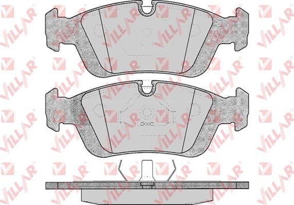 Villar 626.0331 - Тормозные колодки, дисковые, комплект autosila-amz.com