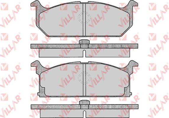 Villar 626.0291 - Тормозные колодки, дисковые, комплект autosila-amz.com