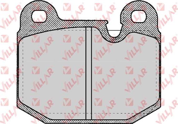 Villar 626.0210 - Тормозные колодки, дисковые, комплект autosila-amz.com