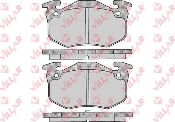 Villar 626.0275 - Тормозные колодки, дисковые, комплект autosila-amz.com