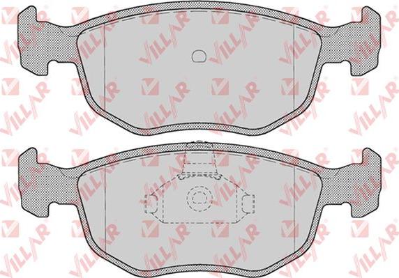 Villar 626.0715 - Тормозные колодки, дисковые, комплект autosila-amz.com