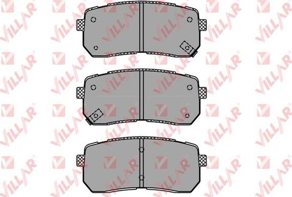 Villar 626.1450 - Тормозные колодки, дисковые, комплект autosila-amz.com