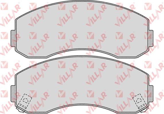 Villar 626.1007 - Тормозные колодки, дисковые, комплект autosila-amz.com