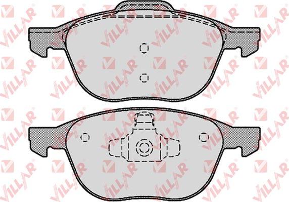 Villar 626.1190 - Тормозные колодки, дисковые, комплект autosila-amz.com