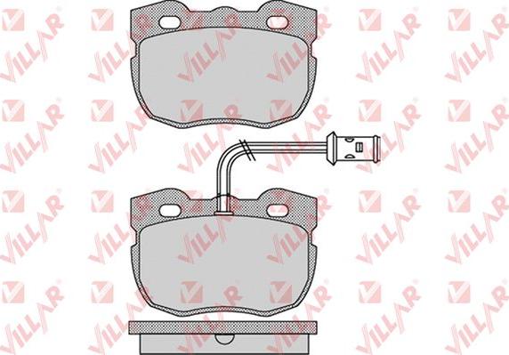 Villar 626.1133 - Тормозные колодки, дисковые, комплект autosila-amz.com